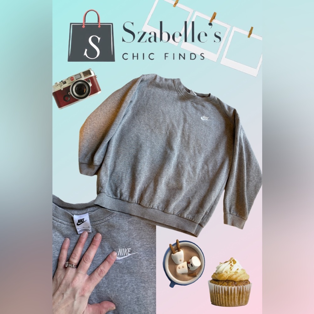 Nike Gray Crewneck Sweatshirt